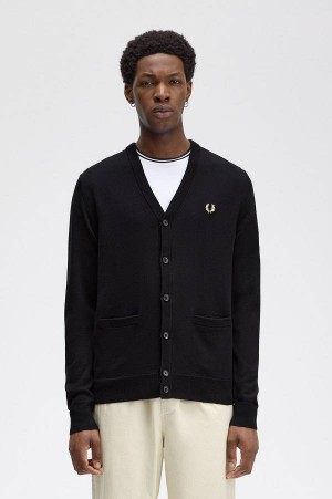 Fred Perry Classic Cardigan Black | FP70168
