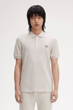Fred Perry M6000 Porridge Marl/Anchor Grey | FP69943